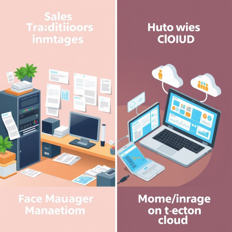 Différence entre les logiciels de gestion des ventes traditionnels et cloud